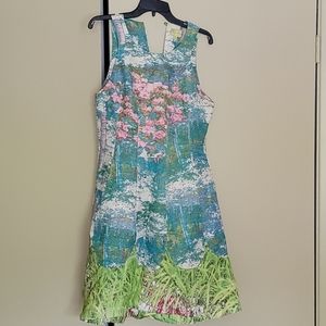 Watercolor Print Dress